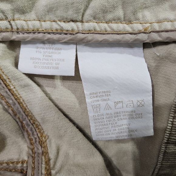 Tommy Hilfiger Corduroy Tan Jacket, Cropped Length, XL, Vintage - Picture 6 of 7